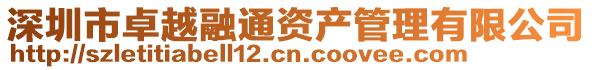深圳市卓越融通資產(chǎn)管理有限公司