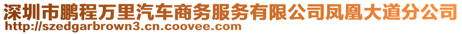 深圳市鵬程萬里汽車商務(wù)服務(wù)有限公司鳳凰大道分公司