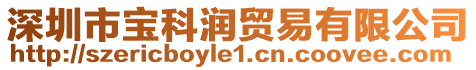 深圳市寶科潤貿易有限公司