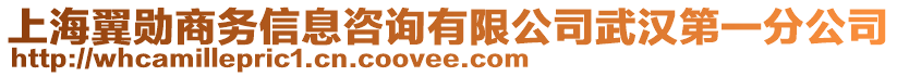 上海翼勛商務(wù)信息咨詢有限公司武漢第一分公司