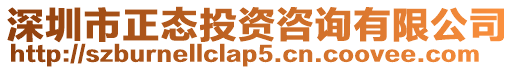 深圳市正態投資咨詢有限公司