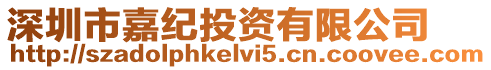 深圳市嘉紀投資有限公司