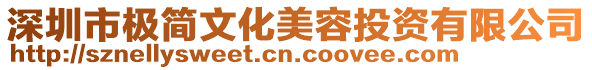 深圳市極簡文化美容投資有限公司