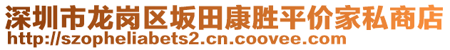 深圳市龍崗區坂田康勝平價家私商店