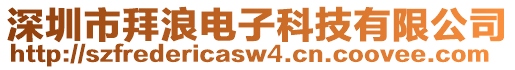 深圳市拜浪電子科技有限公司