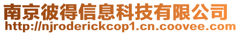 南京彼得信息科技有限公司