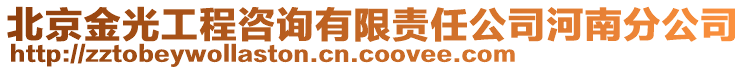 北京金光工程咨詢有限責任公司河南分公司