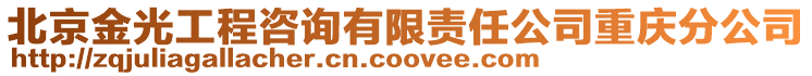 北京金光工程咨詢有限責任公司重慶分公司