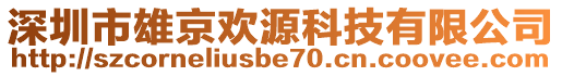 深圳市雄京歡源科技有限公司