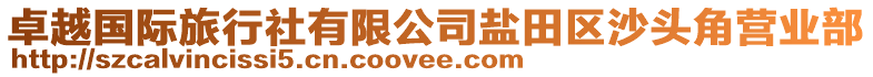 卓越國(guó)際旅行社有限公司鹽田區(qū)沙頭角營(yíng)業(yè)部