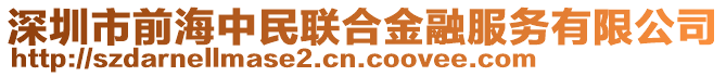 深圳市前海中民聯(lián)合金融服務(wù)有限公司