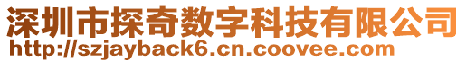 深圳市探奇數(shù)字科技有限公司