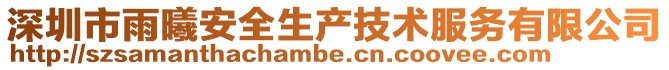 深圳市雨曦安全生產技術服務有限公司