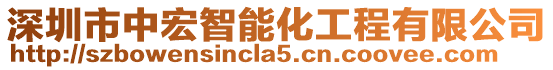 深圳市中宏智能化工程有限公司