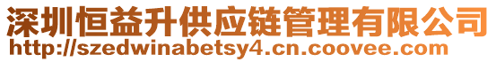 深圳恒益升供應鏈管理有限公司