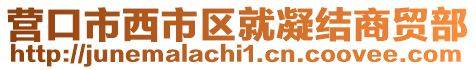 營口市西市區就凝結商貿部