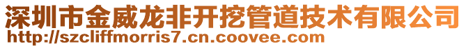 深圳市金威龍非開挖管道技術有限公司