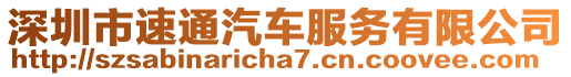 深圳市速通汽車服務有限公司