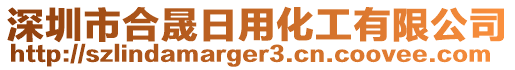 深圳市合晟日用化工有限公司