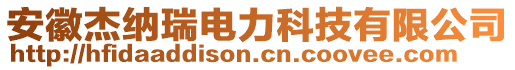 安徽杰納瑞電力科技有限公司