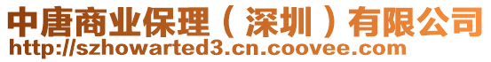 中唐商業(yè)保理（深圳）有限公司