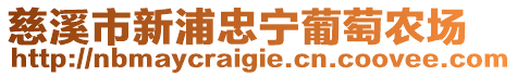 慈溪市新浦忠寧葡萄農(nóng)場