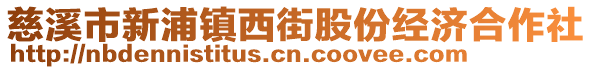 慈溪市新浦镇西街股份经济合作社