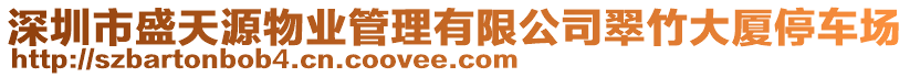 深圳市盛天源物業管理有限公司翠竹大廈停車場