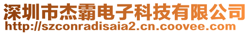 深圳市杰霸電子科技有限公司