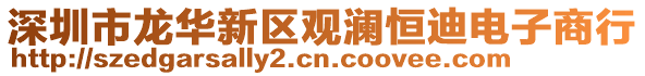 深圳市龍華新區(qū)觀瀾恒迪電子商行