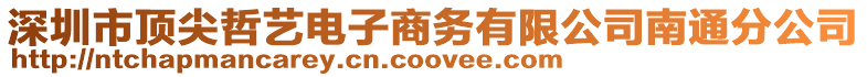 深圳市頂尖哲藝電子商務(wù)有限公司南通分公司