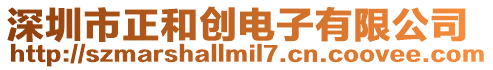 深圳市正和創(chuàng)電子有限公司