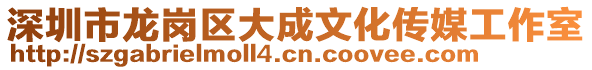 深圳市龍崗區大成文化傳媒工作室