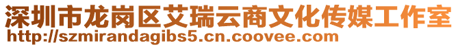 深圳市龍崗區艾瑞云商文化傳媒工作室