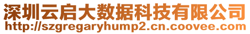 深圳云啟大數(shù)據(jù)科技有限公司