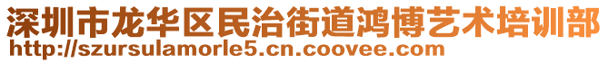 深圳市龍華區民治街道鴻博藝術培訓部