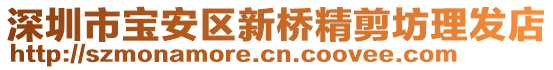 深圳市寶安區(qū)新橋精剪坊理發(fā)店