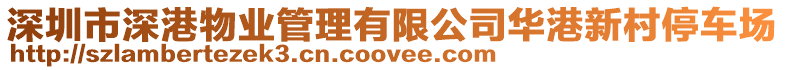 深圳市深港物業(yè)管理有限公司華港新村停車場