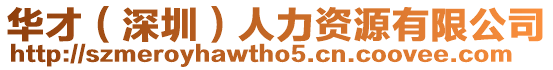 華才(深圳)人力資源有限公司
