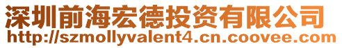 深圳前海宏德投資有限公司