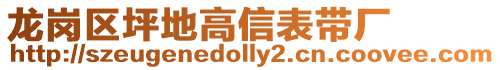 龍崗區(qū)坪地高信表帶廠