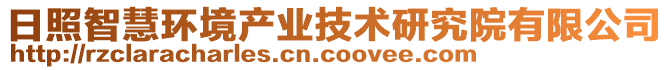 日照智慧環(huán)境產(chǎn)業(yè)技術(shù)研究院有限公司