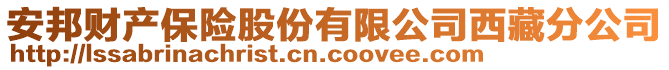 安邦財產保險股份有限公司西藏分公司