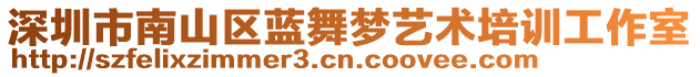 深圳市南山區藍舞夢藝術培訓工作室