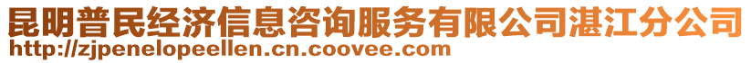 昆明普民經(jīng)濟(jì)信息咨詢(xún)服務(wù)有限公司湛江分公司