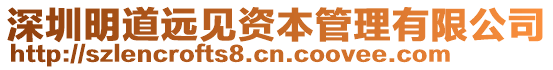 深圳明道遠見資本管理有限公司