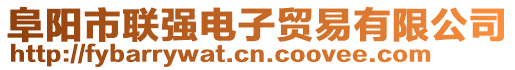 阜陽(yáng)市聯(lián)強(qiáng)電子貿(mào)易有限公司