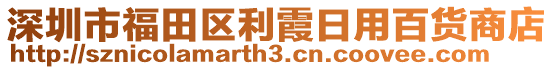 深圳市福田區(qū)利霞日用百貨商店