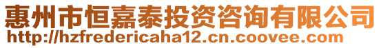 惠州市恒嘉泰投資咨詢有限公司
