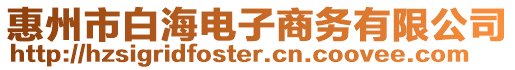惠州市白海電子商務有限公司